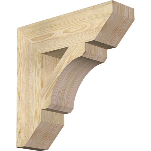 Ekena Millwork Legacy Slat Rough Sawn Bracket, Douglas Fir, 6"W x 22"D x 22"H BKT06X22X22LEC06RDF - main